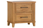 XXX's and OOO's 2-Drawer Nightstand